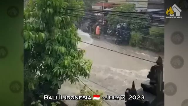 Pain of earth! Million cubic of water fell on Bali, Indonesia! Flooding in Tabanan смотреть онлайн