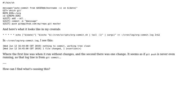Unix & Linux: Git add, commit, push from bash script смотреть онлайн