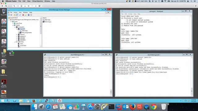 Centrify Local Account Management Lab - Local UNIX user tests (w/o actions) смотреть онлайн