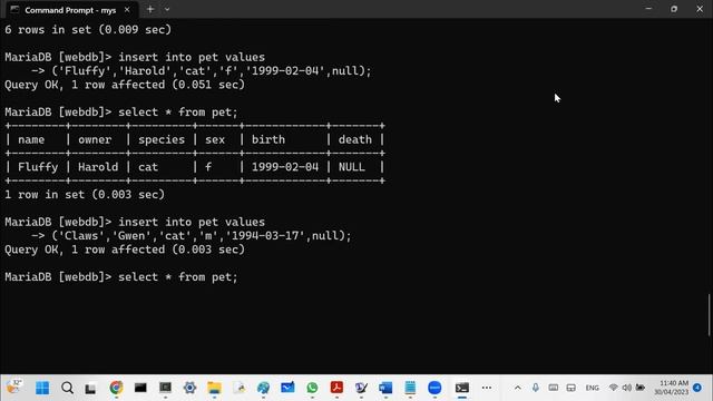 DS 5102 Data Modelling and Management Session 2 - MySQL смотреть онлайн