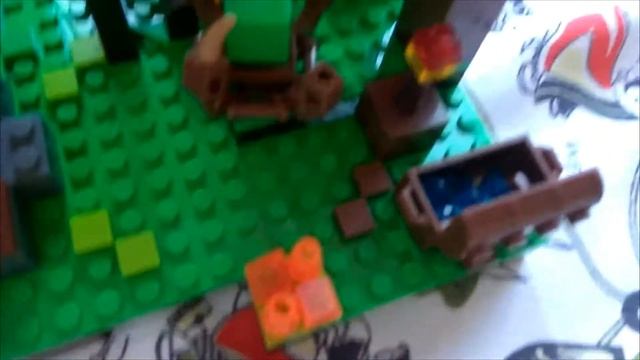 Конструктор Lele 33126 Майнкрафт (Аналог Lego Minecraft) Башня с алмазами 572 детали смотреть онлайн