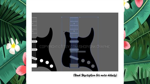 Guitar tumbler SVG Sticker Decal Silhouette Cameo Cricut Cut File Dxf PNG смотреть онлайн