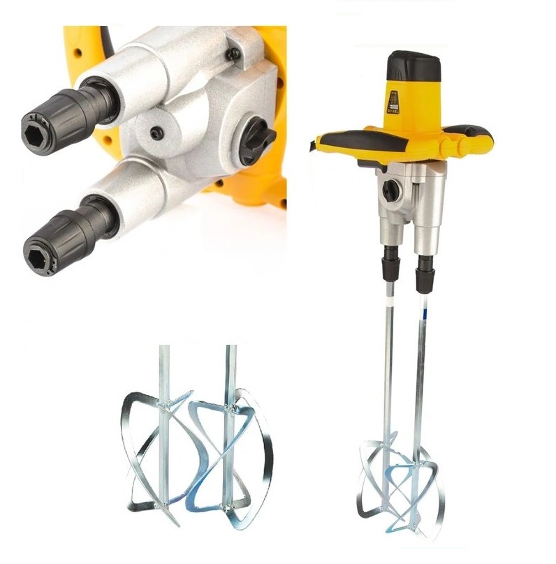 Миксер Denzel EM-2-1600 ,миксер строительный Denzel