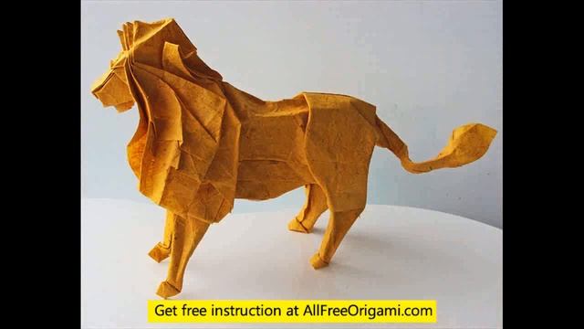 Origami Lion Hard