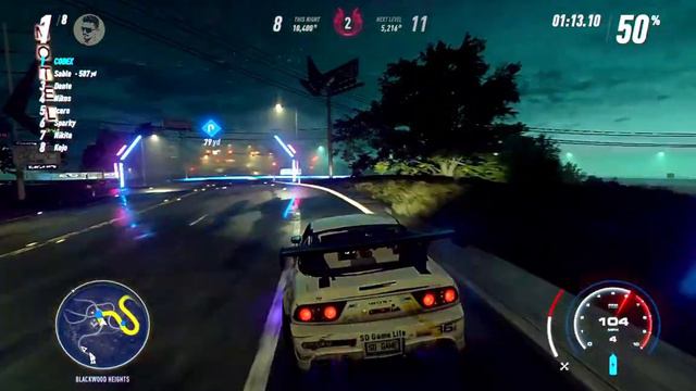 Need for Speed Heat racing 🌇 Nissan 180SX car driving 2024-02-24 ep-25 🚦 #car #gaming #gameplay смотреть онлайн