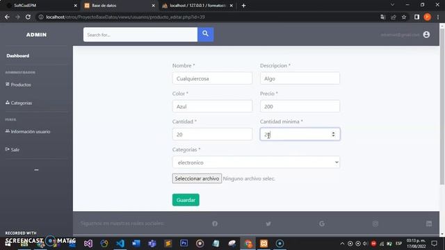 18. Sistema de inventario con Php y MySQL + Codigo fuente. смотреть онлайн