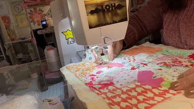 Sew a Dresden mug rug with me смотреть онлайн