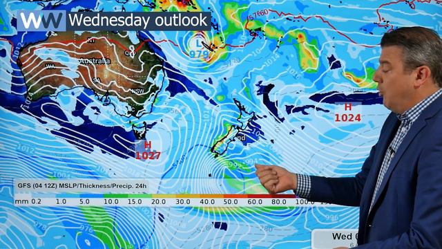Tropical Cyclone Fili forms north of NZ + cold change for southern NZ смотреть онлайн