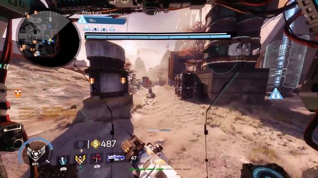 Titanfall 2 Frontier Defence - Monarch gameplay - Easy смотреть онлайн