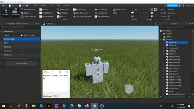 How to Put Clothing on a Rig in Roblox Studio смотреть онлайн