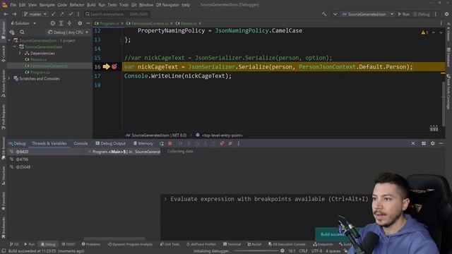 40% faster JSON serialization with Source Generators in .NET 6 смотреть онлайн