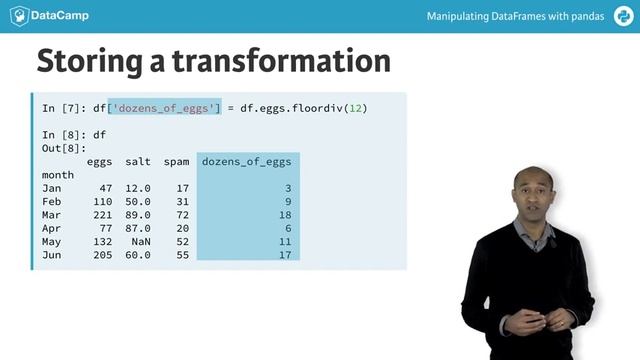 Python Tutorial : Transforming DataFrames смотреть онлайн
