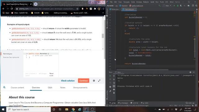 Bob's Paint Job Program (Overloaded Methods)[#28] - Java Coding Exercise Problem смотреть онлайн
