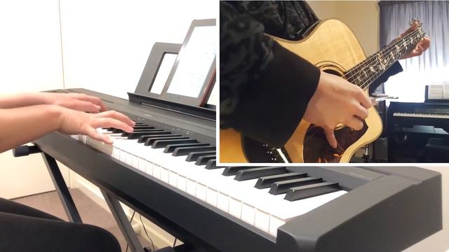 One Summers Day - Spirited Away - Piano & Guitar Duet смотреть онлайн