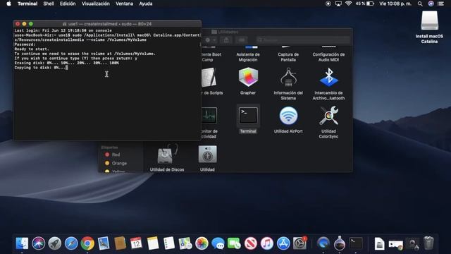 como descargar macOS Catalina y crear un USB booteable para hacer una instalacion limpia смотреть онлайн