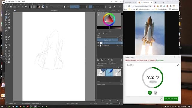 Space Shuttle - The Daily Sketch - Episode #50 смотреть онлайн