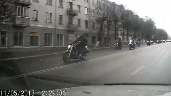 Байкеры приехали во Владимир. Bikers in Vladimir