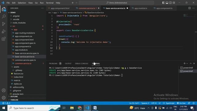 @Injectable() decorator in angular смотреть онлайн