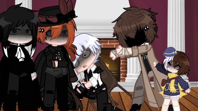 “He Hit Me With A CHAIR!”//bungo Stray Dogs//bsd//ft. Chūya, Dazai, Atsushi, Akutagawa And Yumeno/Q