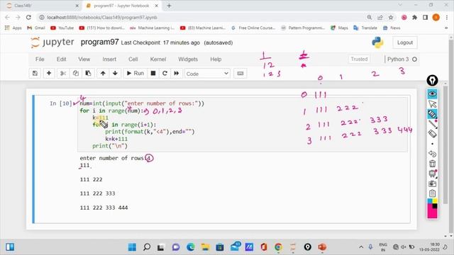 Learn Python in Tamil | How to print Triangle pattern with Numbers | GURUKULA | [TAMIL] смотреть онлайн