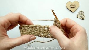 ЭКО мочалка из джута крючком. Вязание из джута.