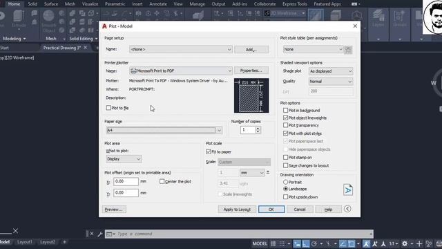 Convert DWG to PDF IN AutoCAD | Convert AutoCAD to PDF | AutoCAD 2021 CAD Career Plotting/Print смотреть онлайн