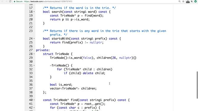 花花酱 LeetCode 208. Implement Trie (Prefix Tree) - 刷题找工作 EP73 смотреть онлайн