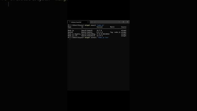 How to install node.js on windows 11 using winget cli смотреть онлайн
