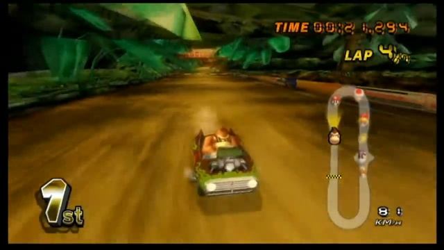 [MKWii] GP DK Jungle смотреть онлайн