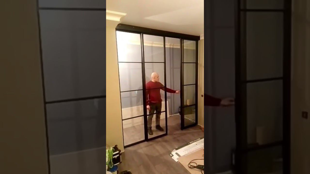 Перегородки со стеклом в стиле лофт