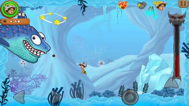 Jungle Adventure 2 - Episode STORY : Defeating SHARK BOSS (Android/iOS) смотреть онлайн