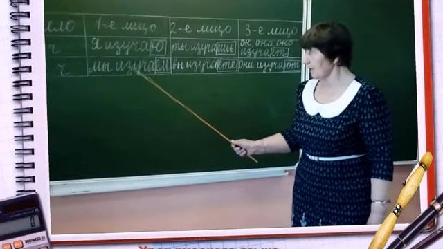 Изменение глаголов в форме настоящего времени по лицам и числам смотреть онлайн