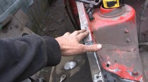 Golf 2 отрезаем и стыкуем лонжерон видео 2