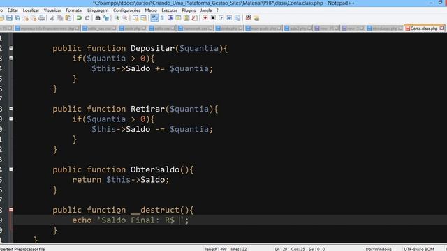 Aula 55 PHP OO Métodos Construct e Destruct смотреть онлайн