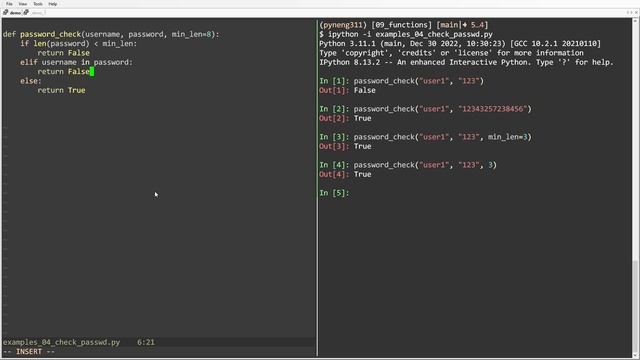 09.11 приклади 04. Функція password_check смотреть онлайн