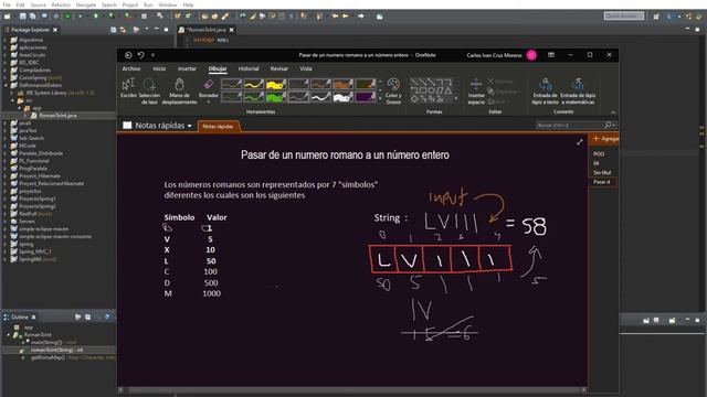 De numero romano a entero | Java смотреть онлайн