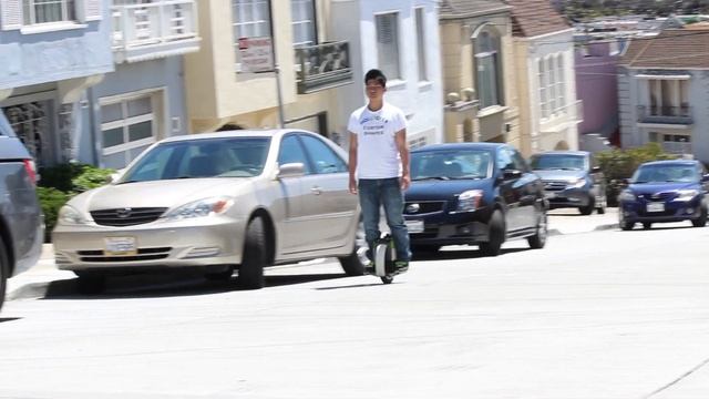 Airwheel x3 Challenge a 90 degree Hill смотреть онлайн