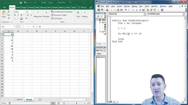 15 Working Excel VBA Loops to repeat blocks of code смотреть онлайн