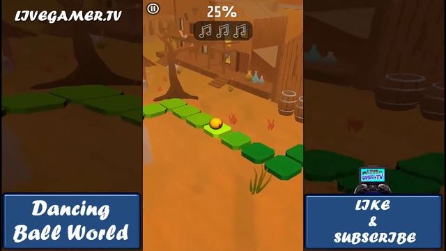 Dancing Ball World Gameplay - Music Tap Game - Android/iOS смотреть онлайн