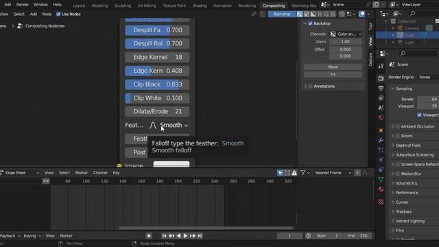 Blender. Keying Node. Часть 2. смотреть онлайн