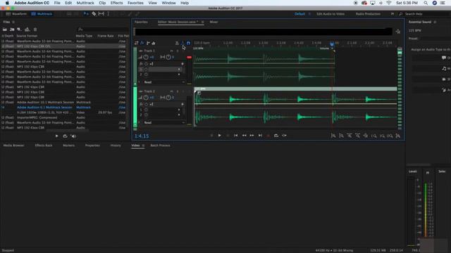 Adobe Audition CC: BPMs смотреть онлайн