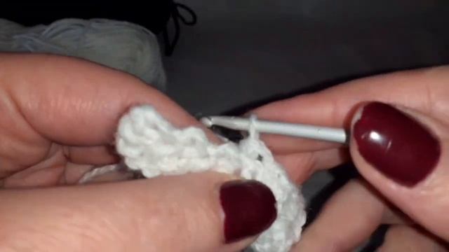 УЗОР КРЮЧКОМ ЗВЕЗДОЧКИ. Подойдет для вязания пледов, одежды и ковриков крючком из шнура.