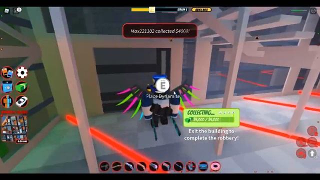 New bank floor basement gameplay(Roblox Jailbreak) смотреть онлайн