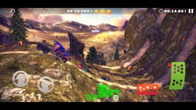 Truck Warmup Excellent 3 Stars | Offroad Legends 2 (By DogByte Games) Android Gameplay HD смотреть онлайн