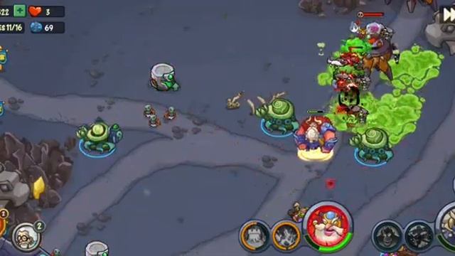 King Of Defense Battle Frontier - World 2 Stage 69 - 2 Heroes смотреть онлайн