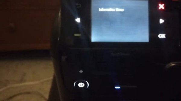 How to Open the SECRET 'SUPPORT' MENU on an HP Photosmart D110 Color Printer
