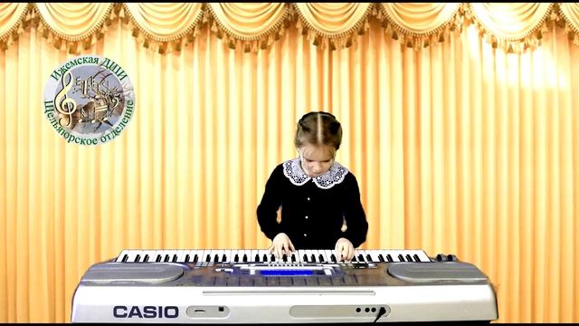Семяшкина Ксения "Маленькая полька" Д.Кабалевский смотреть онлайн
