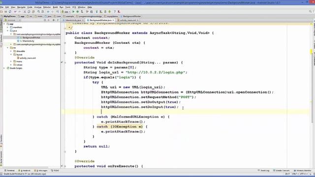 Android MySQL Database Tutorial 2 Android Login with PHP MySQL смотреть онлайн
