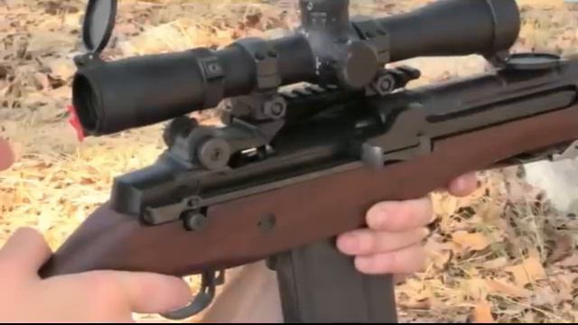 M14 rifle - Leopold Mark IV Scope - Shooting Water Bottles смотреть онлайн