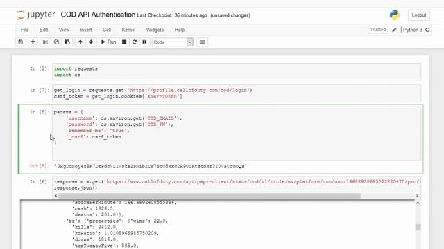 How to authenitcate to the COD API - Part One смотреть онлайн